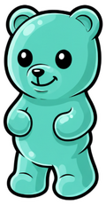 Jelly Bear Sticker