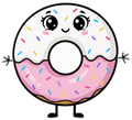 Fat Donut Sticker