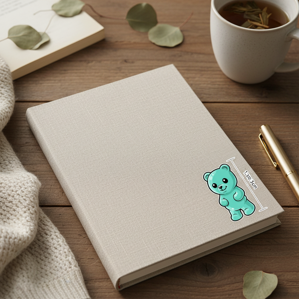 Jelly Bear on Notebook