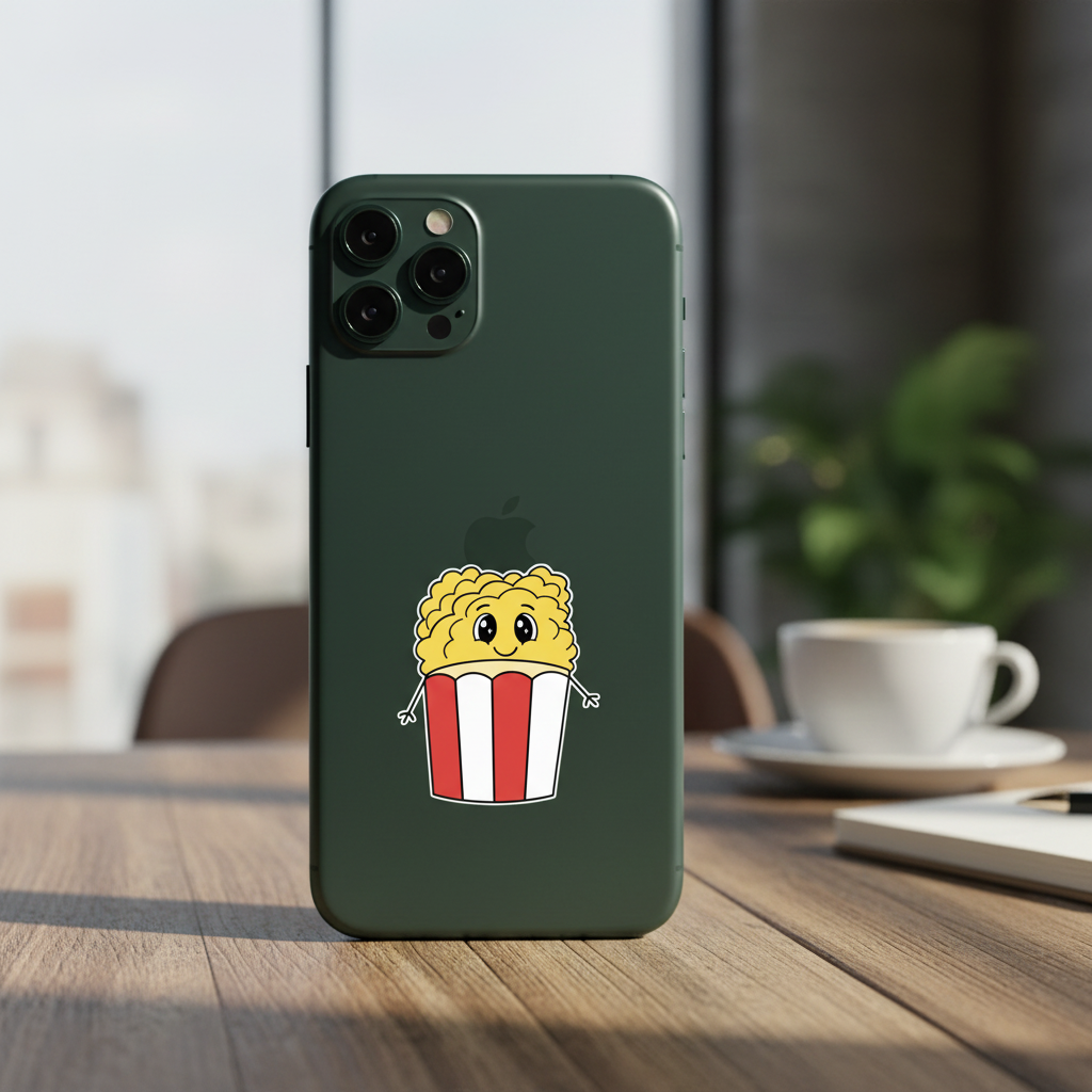 Pop Pop on Cell Phone