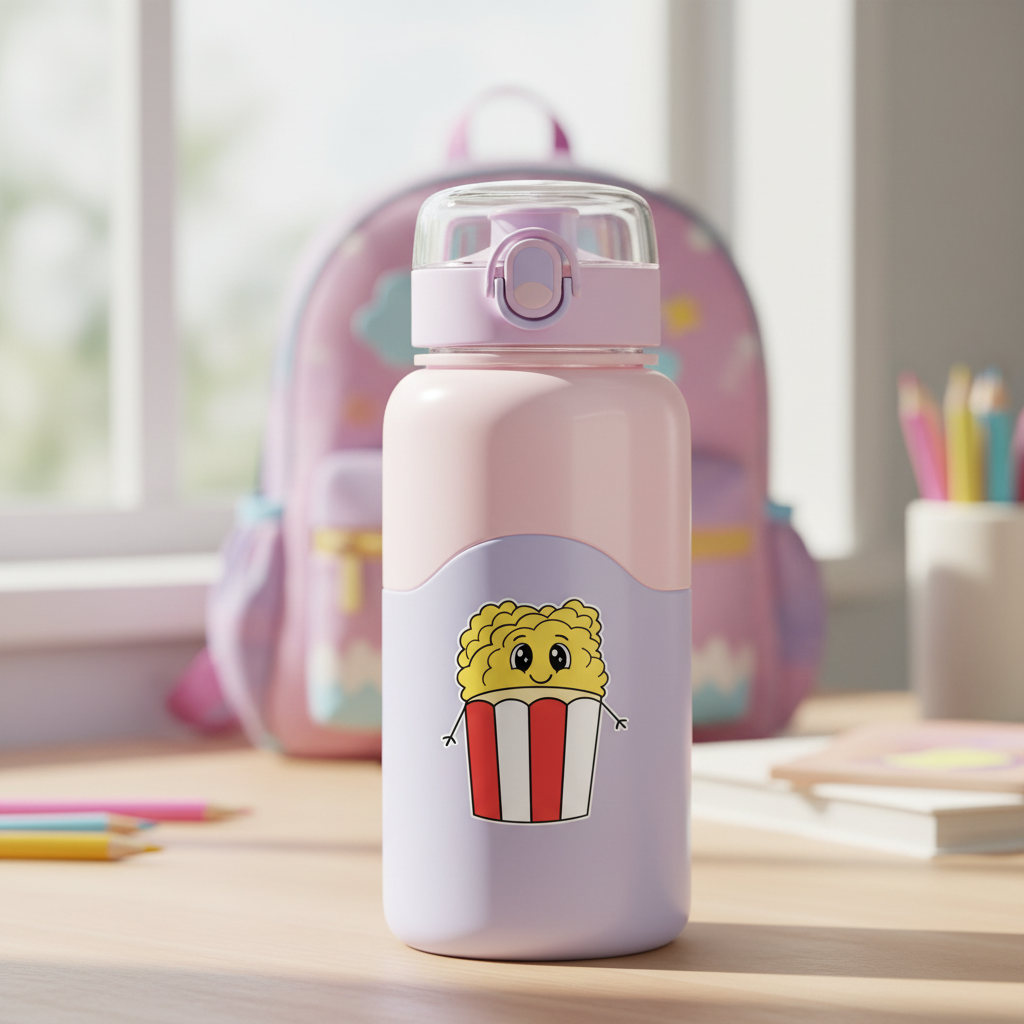 Pop Pop on Girl's Water Bottle